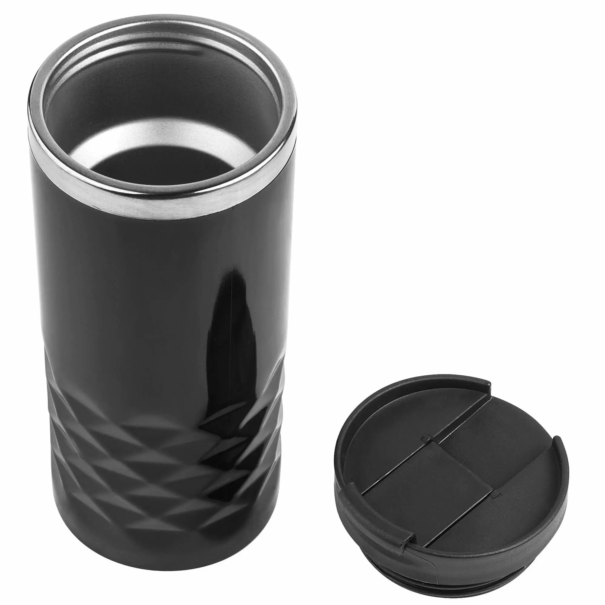 Термокружка NEXT COLOR 350мл. Черная с черной крышкой  6040-08