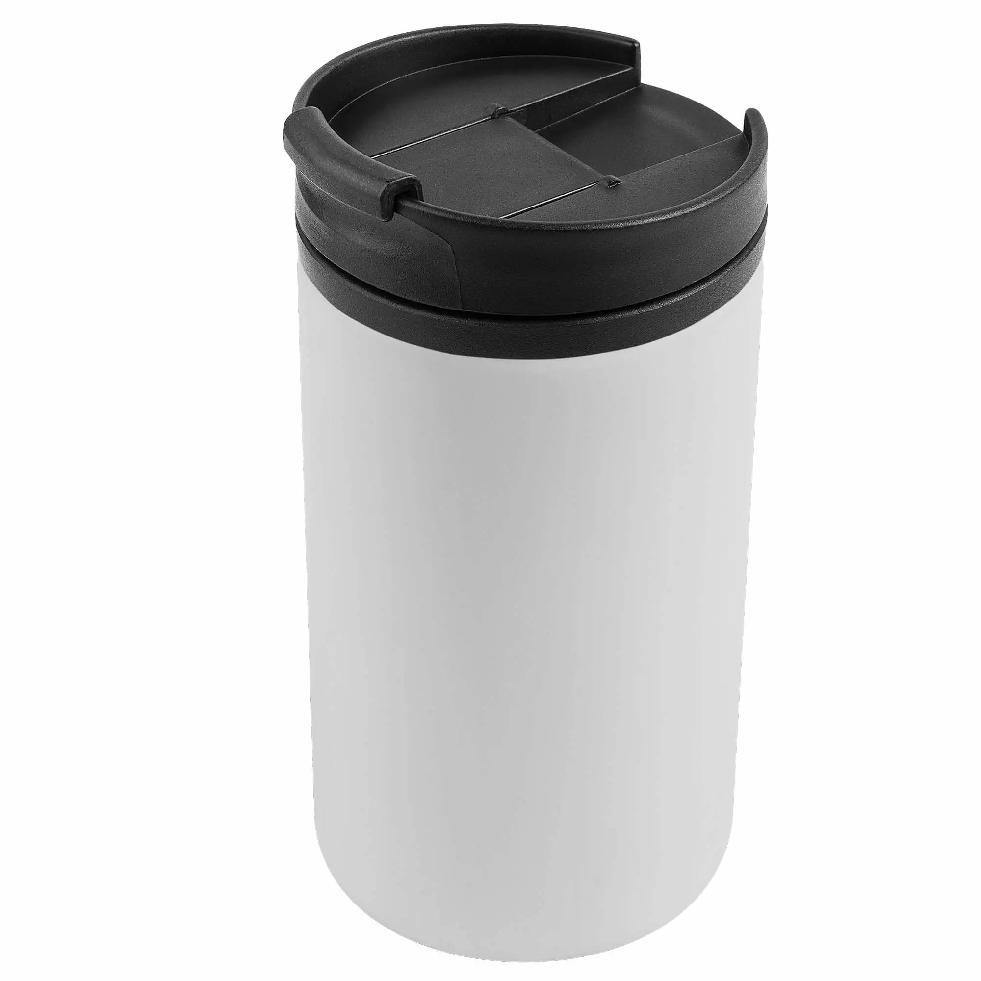 Термокружка CONFETTI 300мл. Белая с черной крышкой 6020.07 6020-77