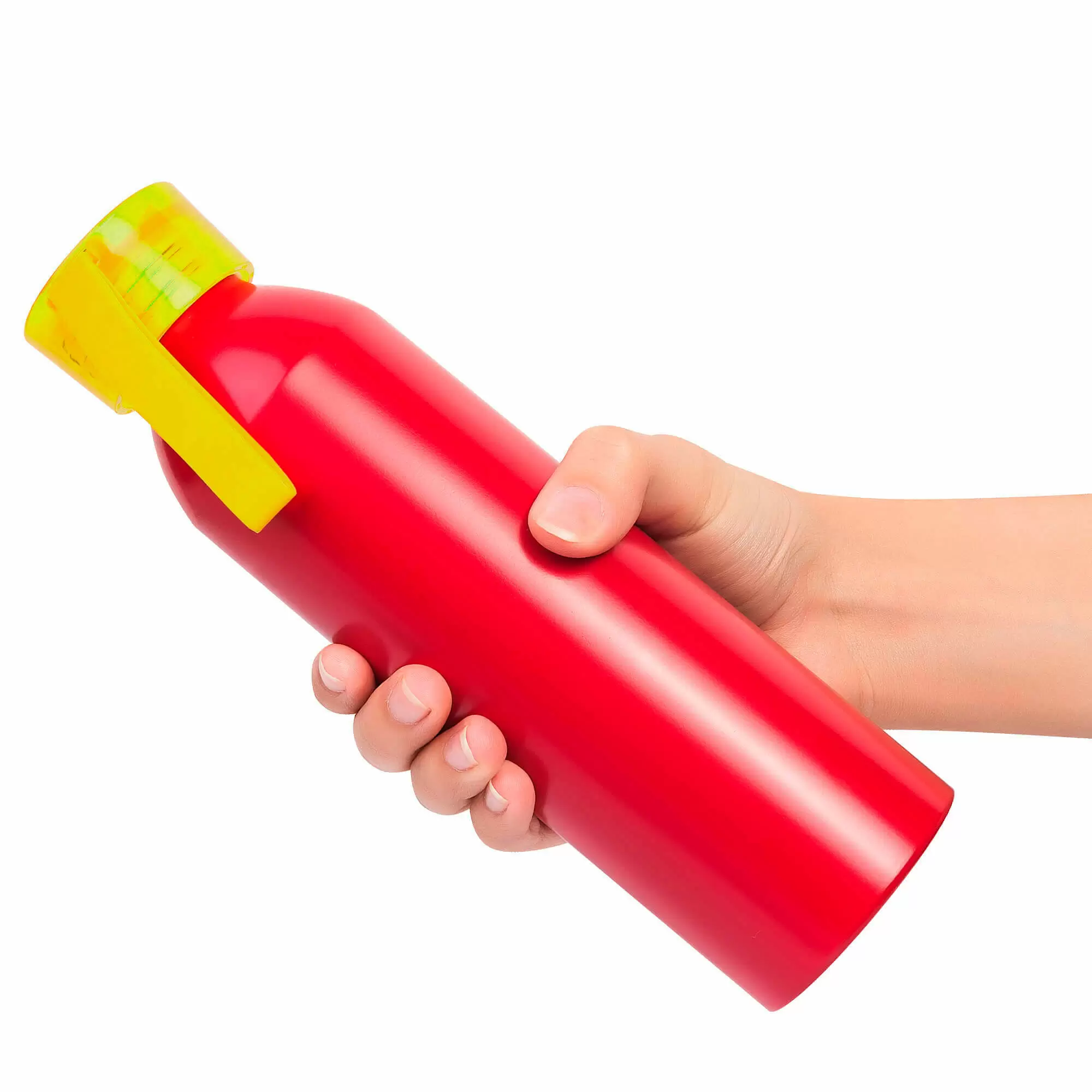 Термокружка Бутылка для воды VIKING RED 650мл. Красная с желтой крышкой  6144-04