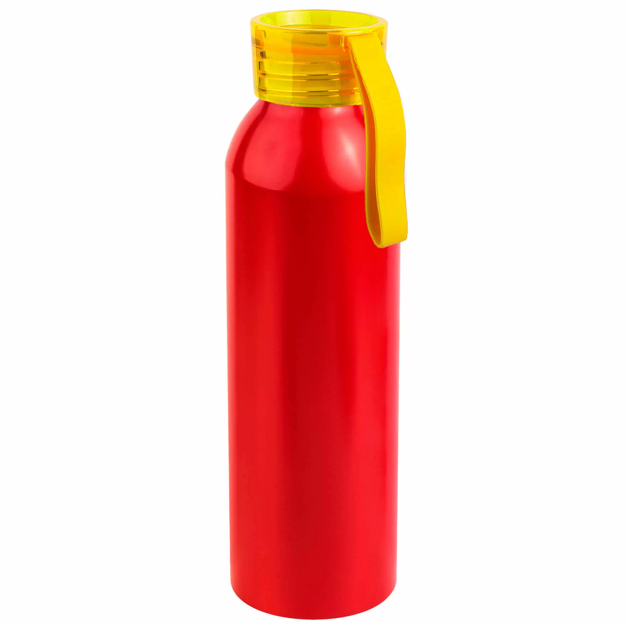 Термокружка Бутылка для воды VIKING RED 650мл. Красная с желтой крышкой  6144-04
