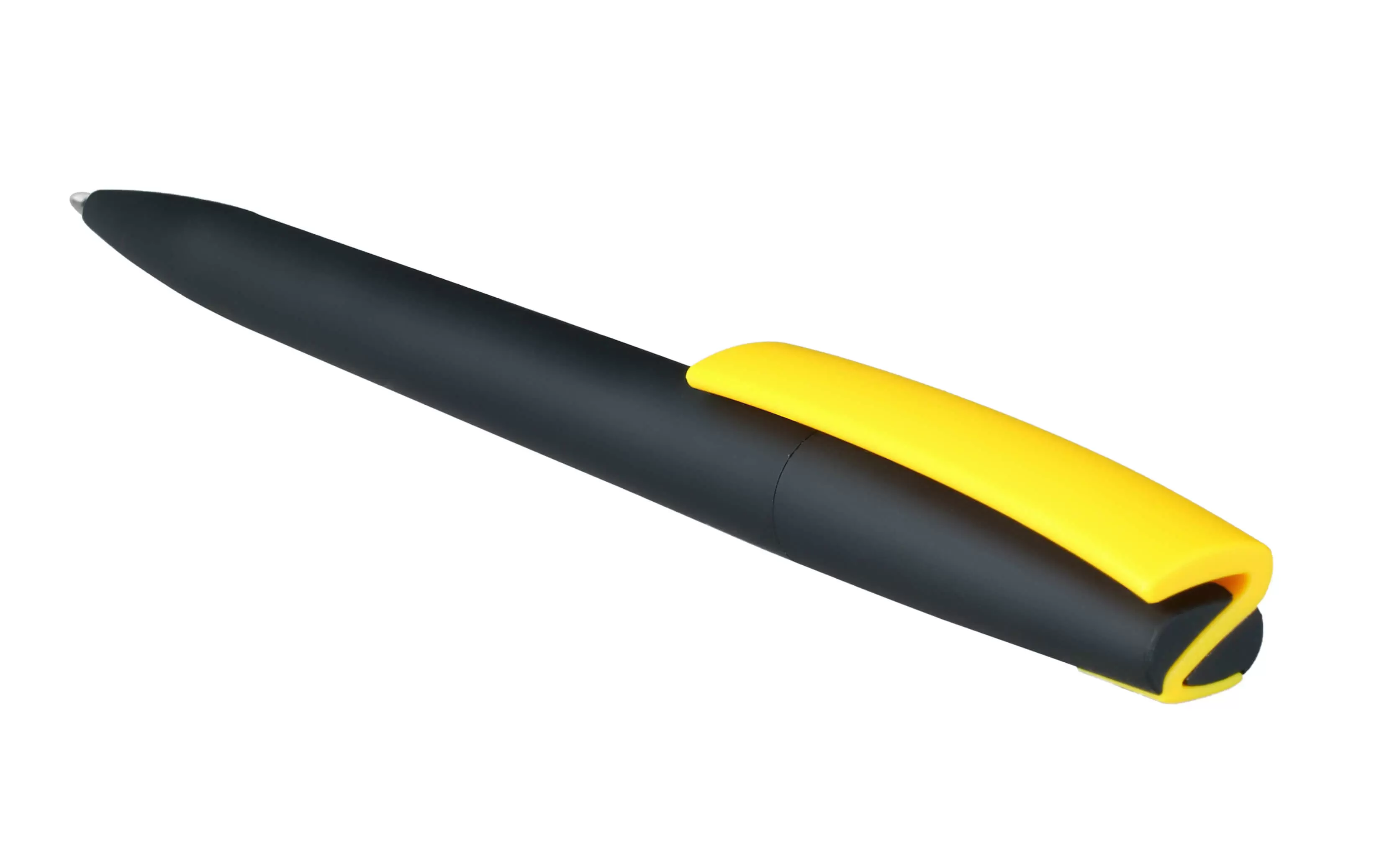 Ручка ZETA SOFT MIX Черная с желтым 1024-08-04