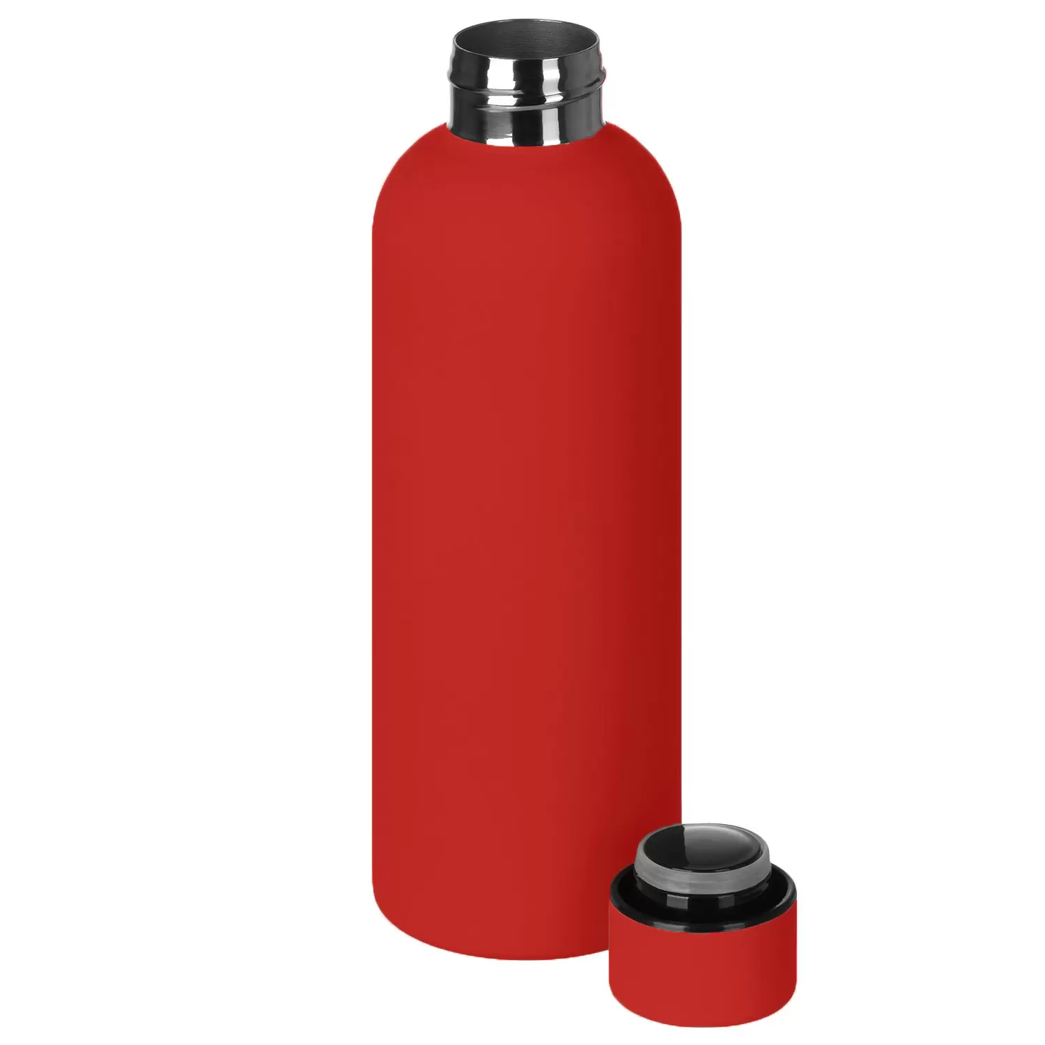 Термокружка Термобутылка вакуумная ALASKA SOFT 500мл. Красная  6165-03