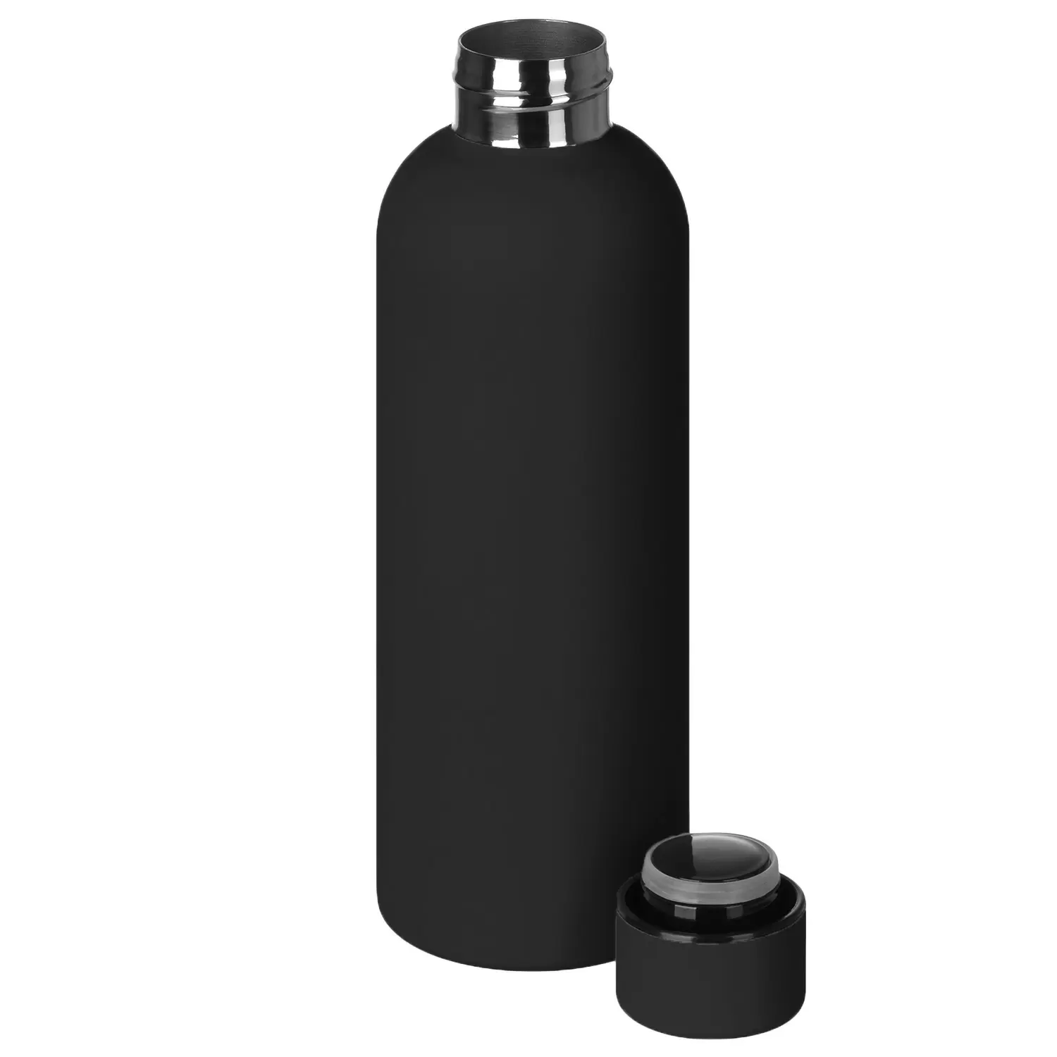 Термокружка Термобутылка вакуумная ALASKA SOFT 500мл. Черная  6165-08