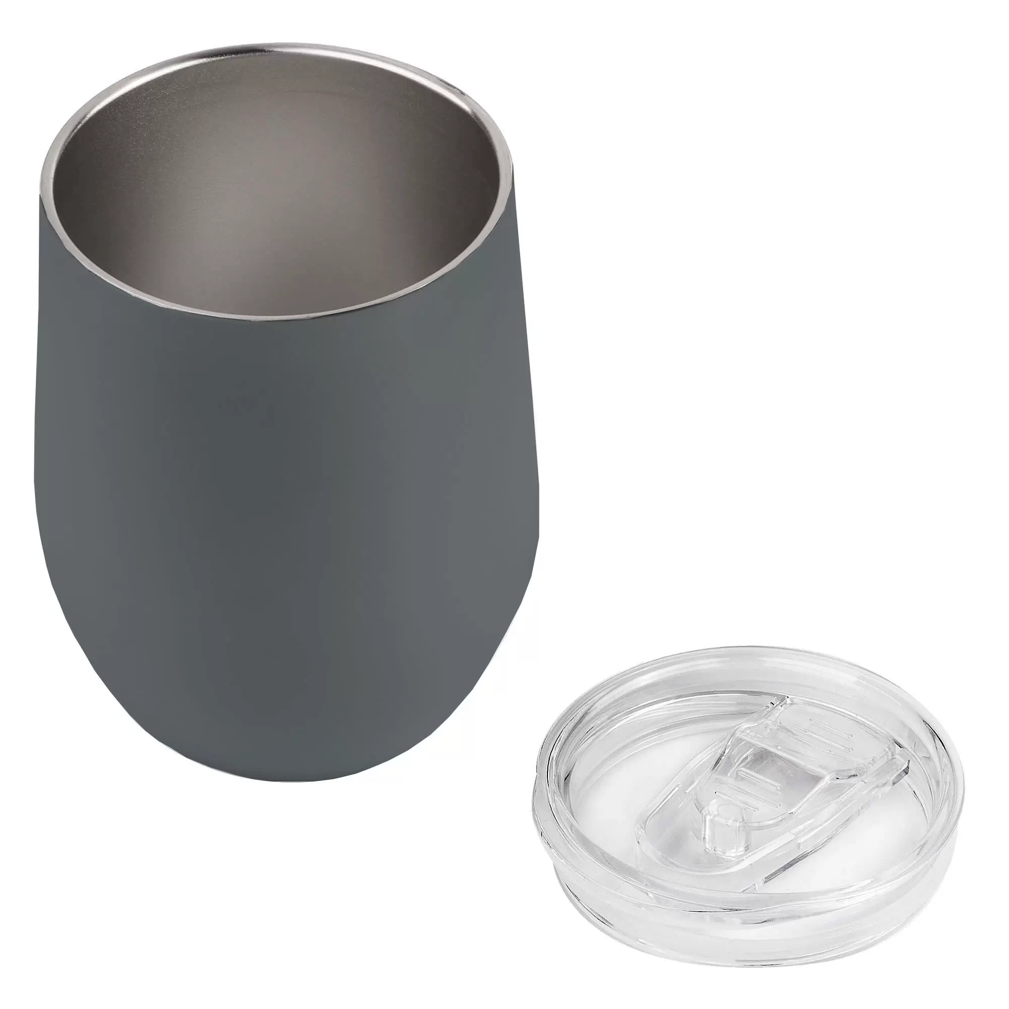 Термокружка (кофер) STEP SOFT 370мл Серая 6300-23