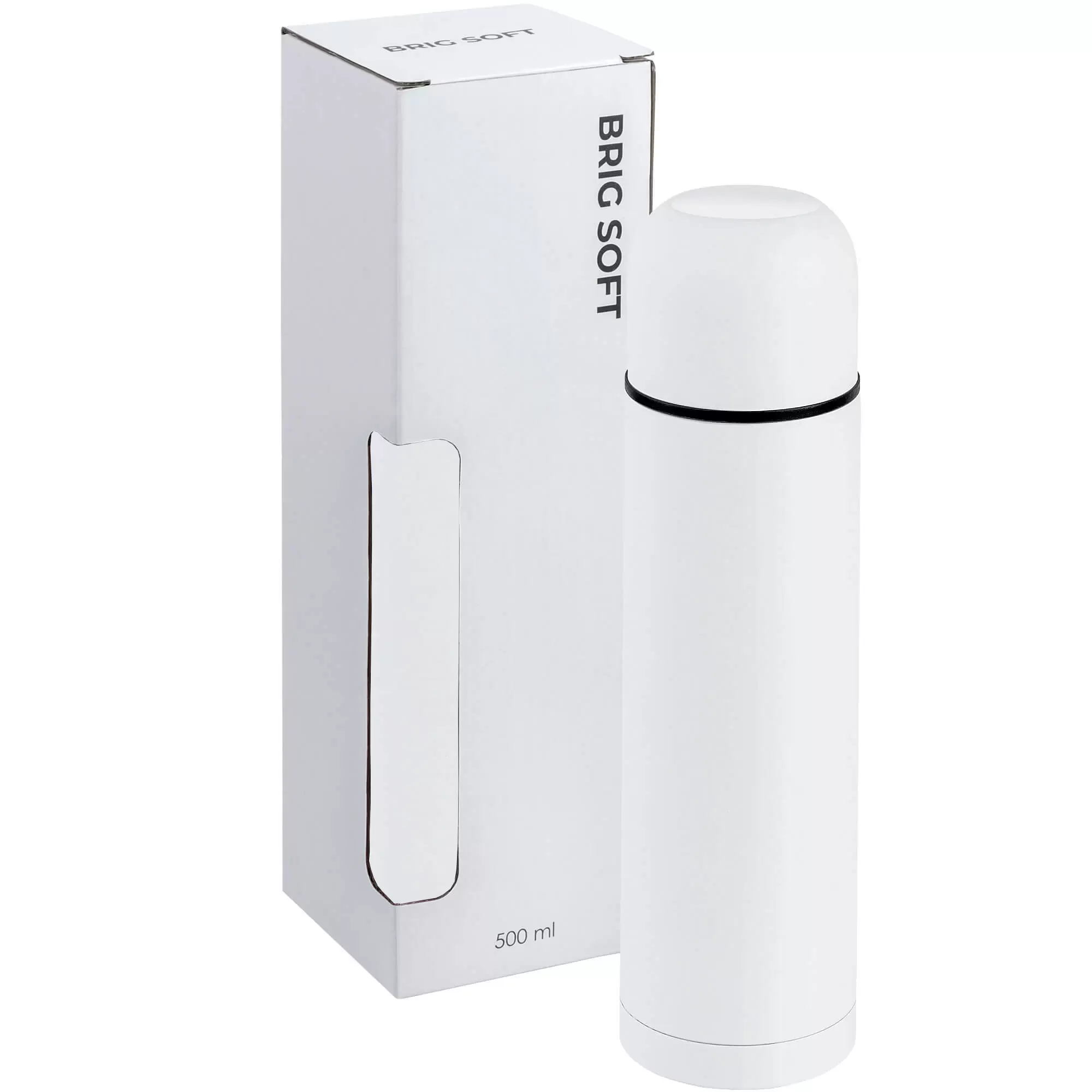 Термокружка Термос BRIG SOFT без чехла 500мл. Белый 6225-07