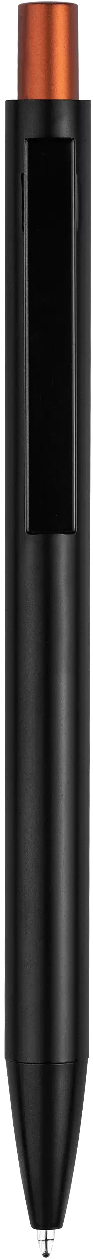 Ручка OKS MIRROR Черная с оранжевым 1140-05