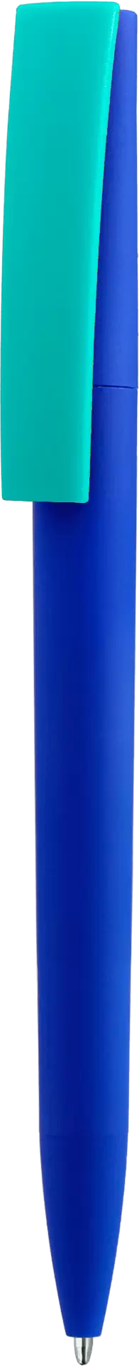 Ручка ZETA SOFT MIX Синяя с бирюзовым 1024-01-16