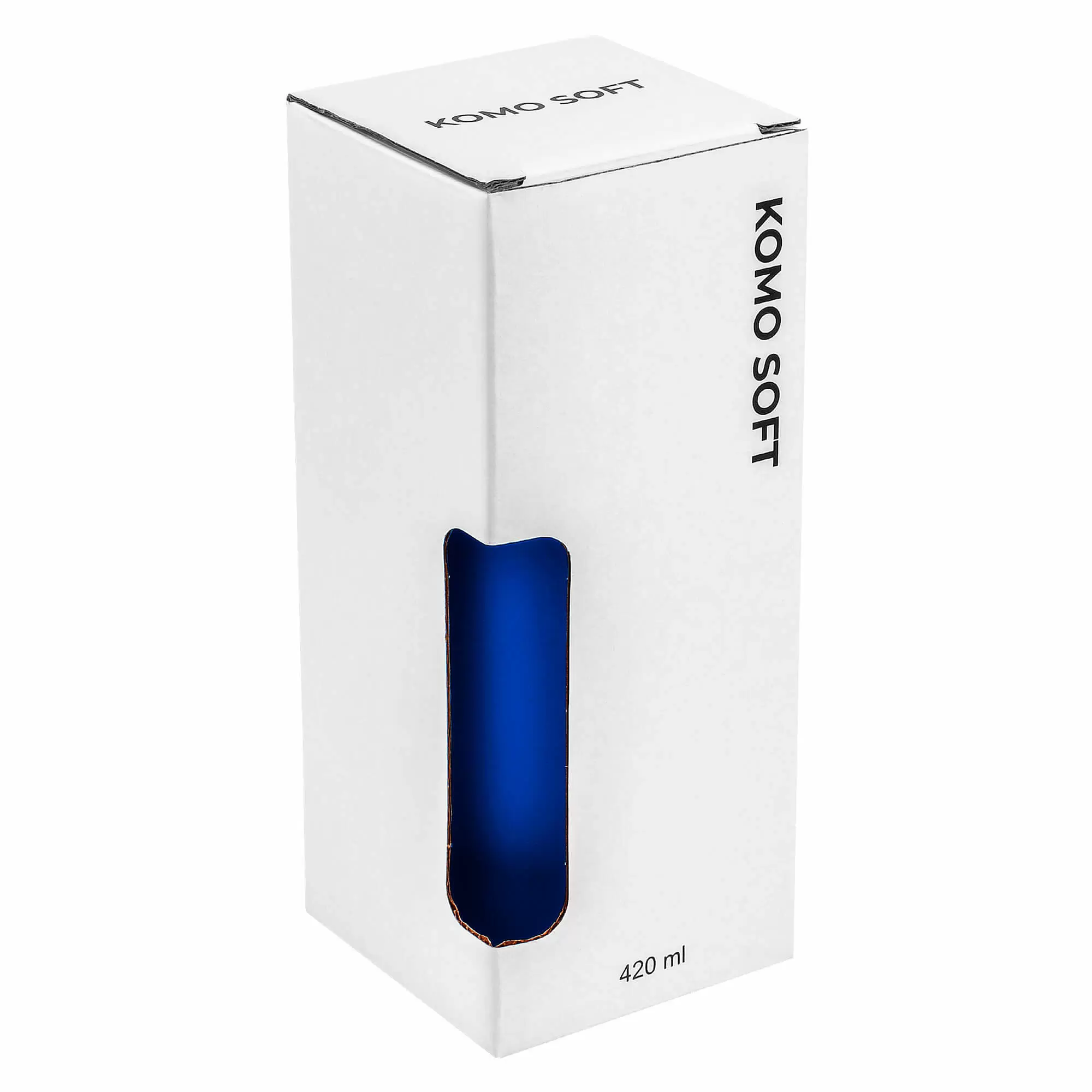 Термокружка KOMO SOFT COLOR 420мл. Синяя  6060-01