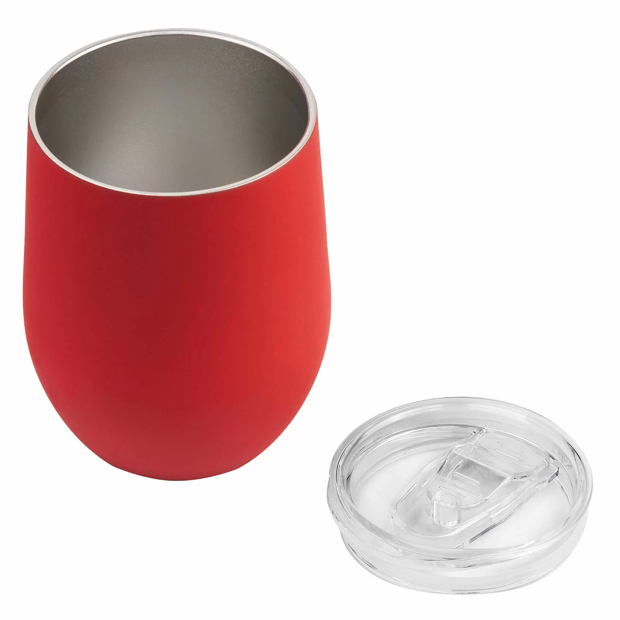 Термокружка (кофер) STEP SOFT 370мл Красная 6300-03