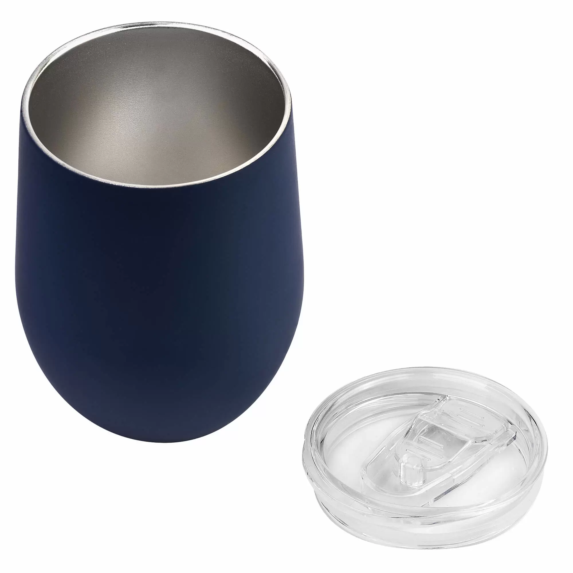 Термокружка (кофер) STEP SOFT 370мл Темно-синяя  6300-14