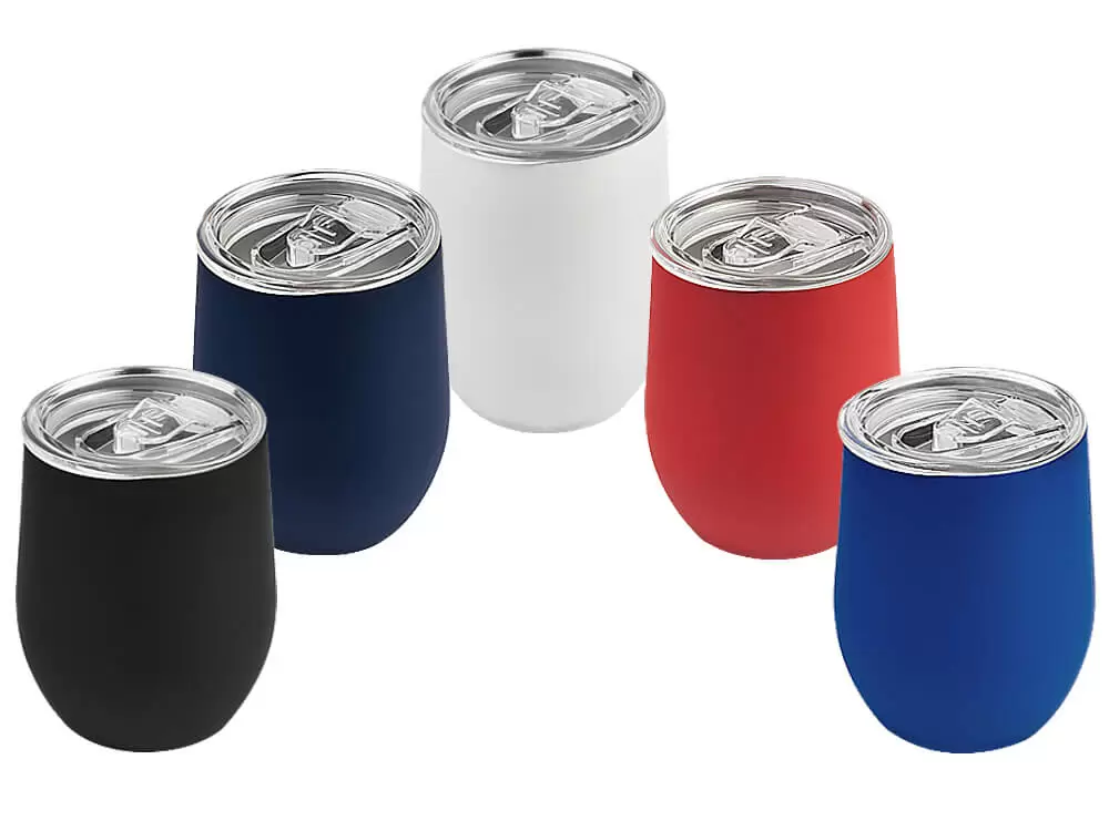 Термокружка (кофер) STEP SOFT 370мл Красная 6300-03