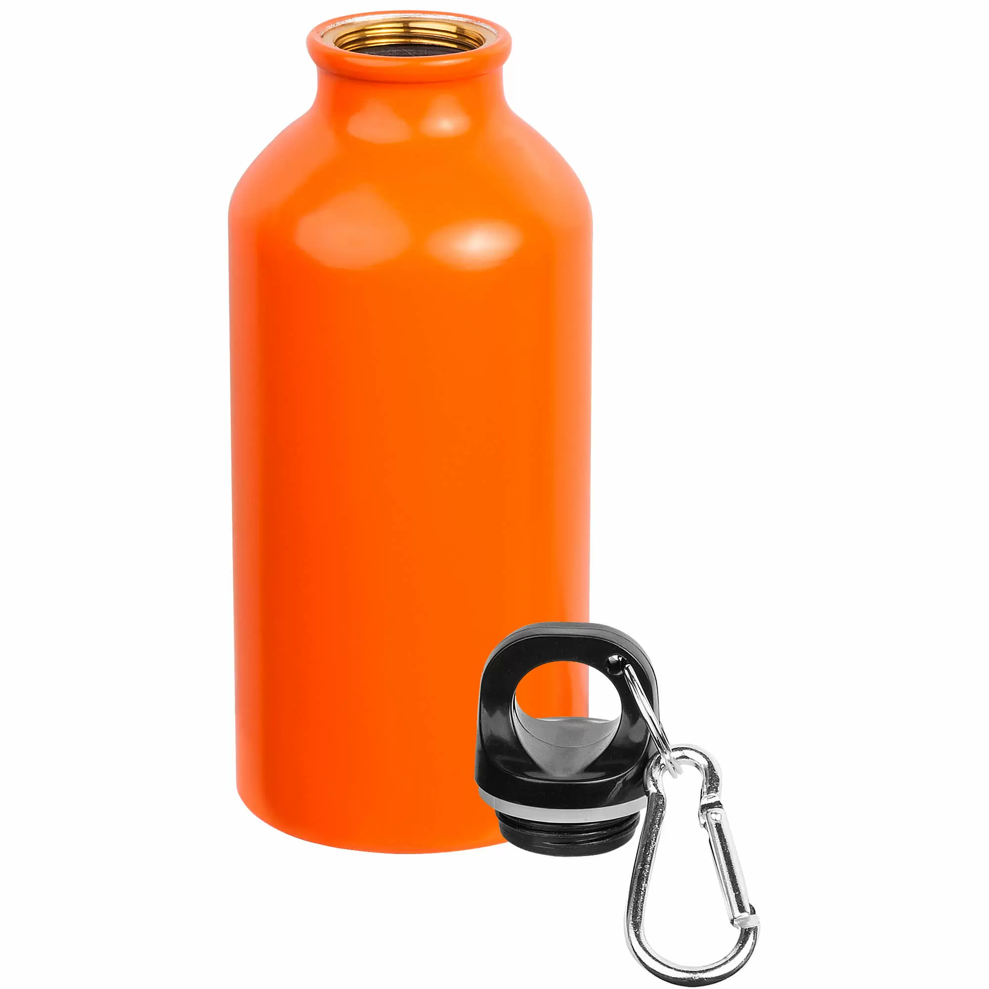 Термокружка Бутылка для воды TIRON MATT 400мл. Оранжевая 6151-05