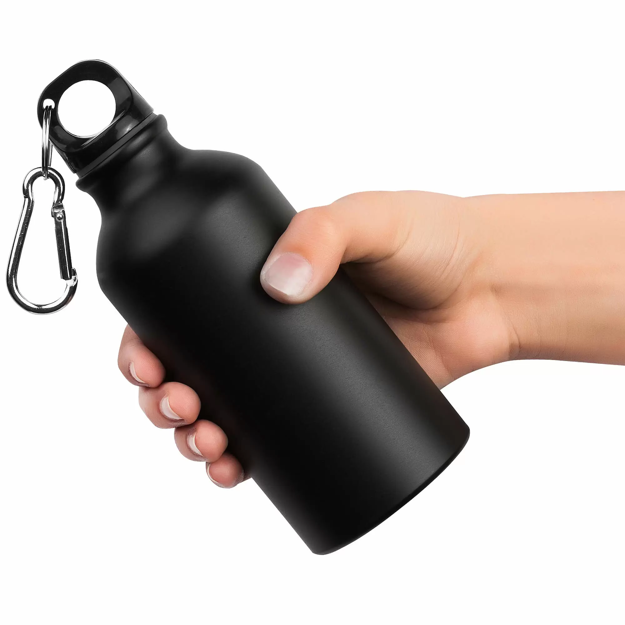 Термокружка Бутылка для воды TIRON MATT 400мл. Черная 6151-08