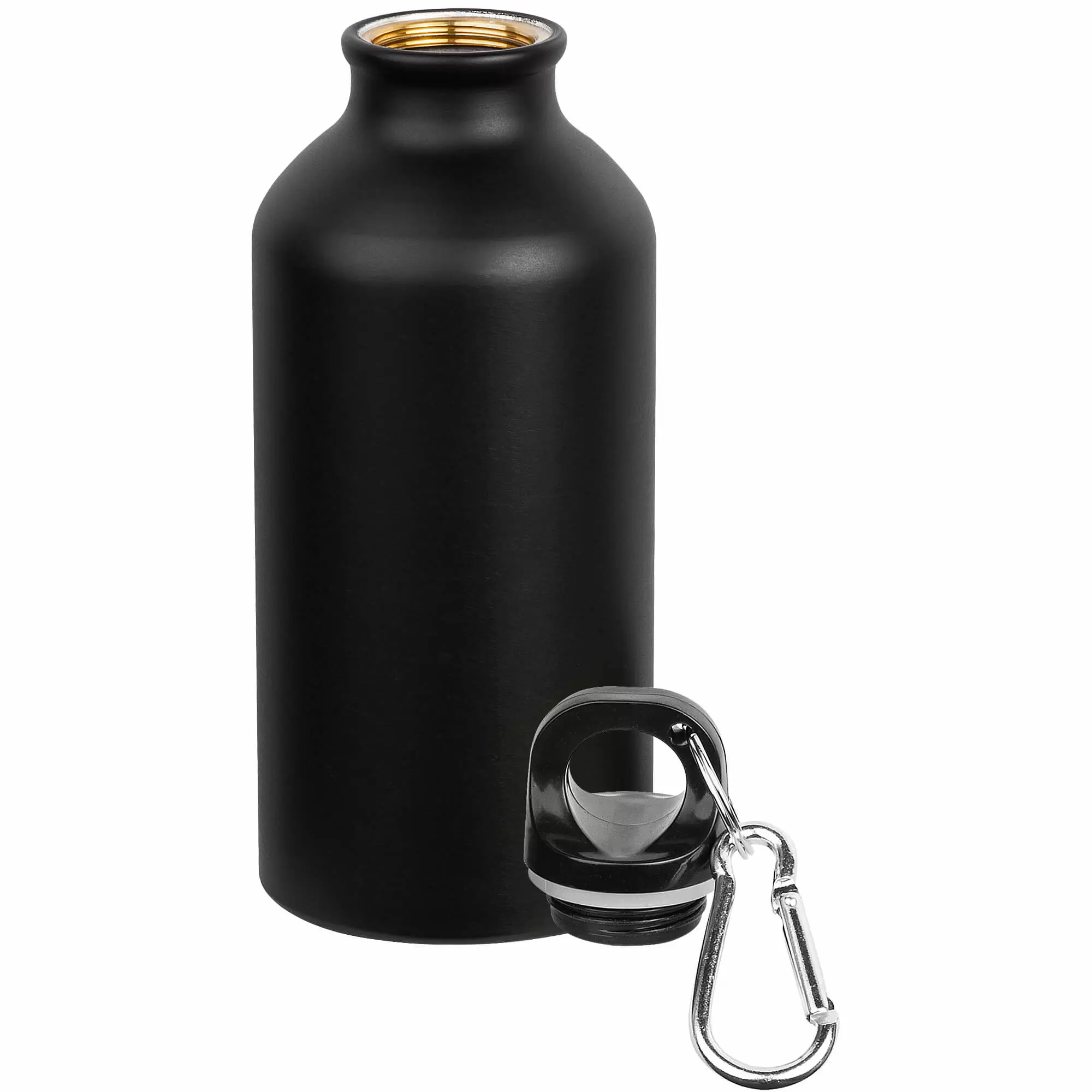 Термокружка Бутылка для воды TIRON MATT 400мл. Черная 6151-08