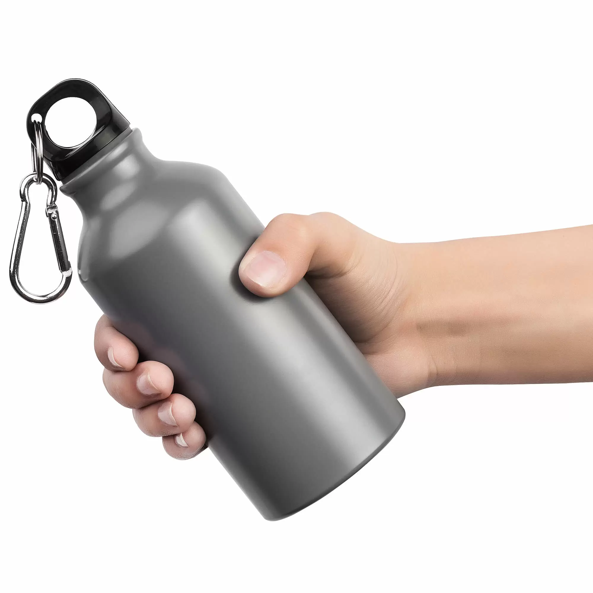 Термокружка Бутылка для воды TIRON MATT 400мл. Серая 6151-23