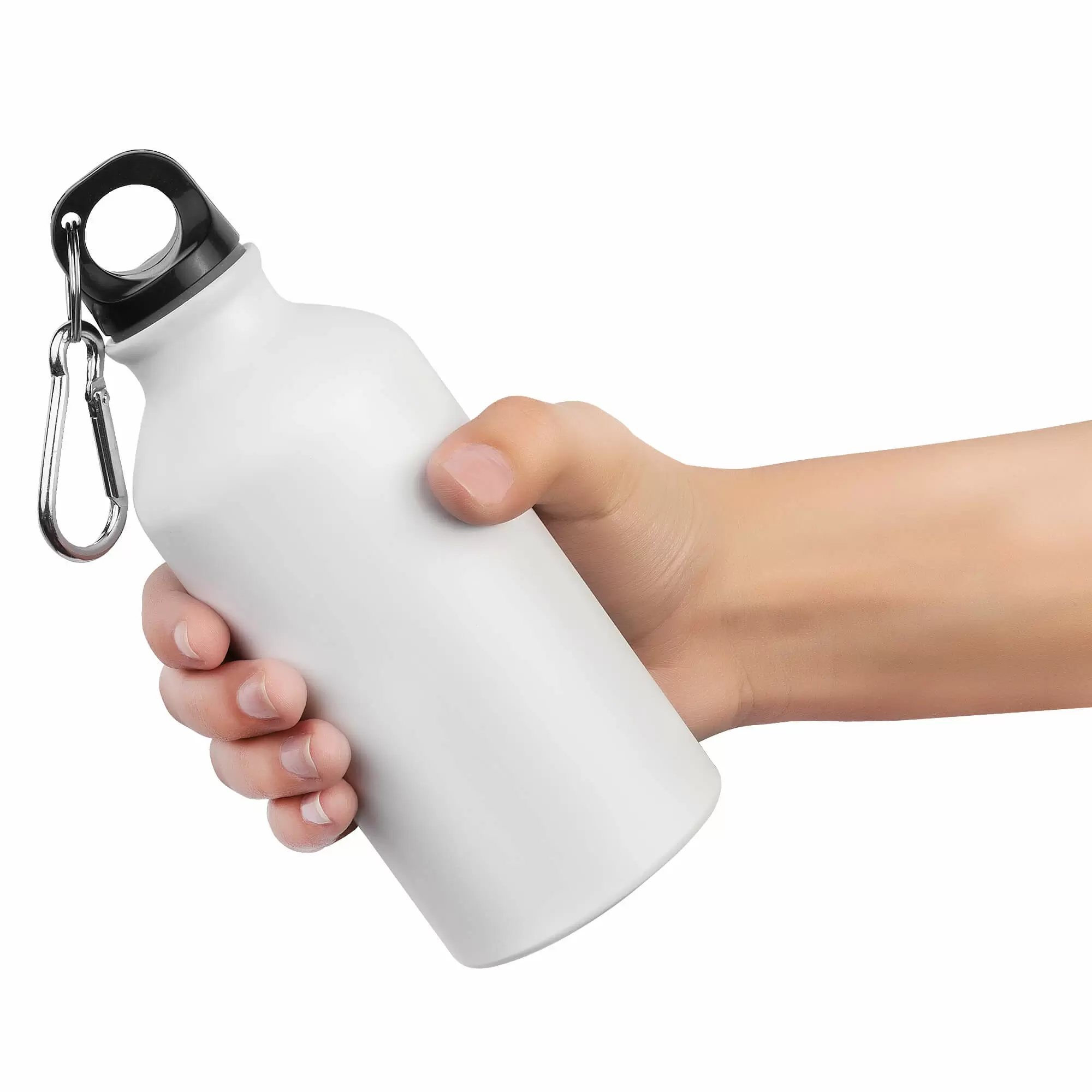 Термокружка Бутылка для воды TIRON MATT 400мл. Белая 6151-07