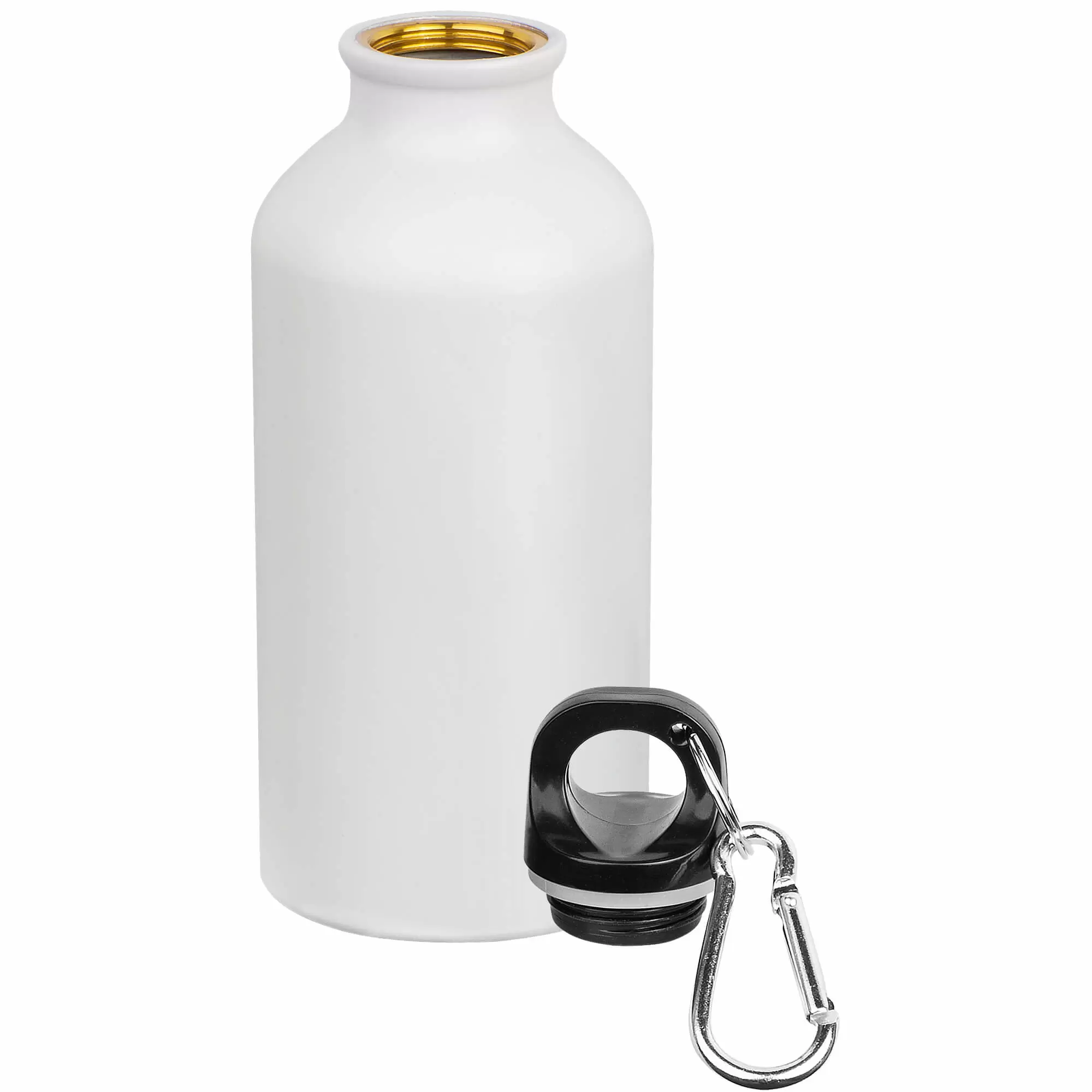 Термокружка Бутылка для воды TIRON MATT 400мл. Белая 6151-07