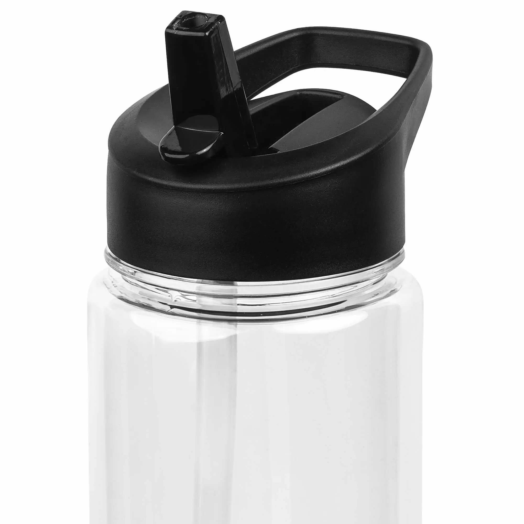 Термокружка Бутылка для воды RIO 700мл. Прозрачная с черным 6075-20-08