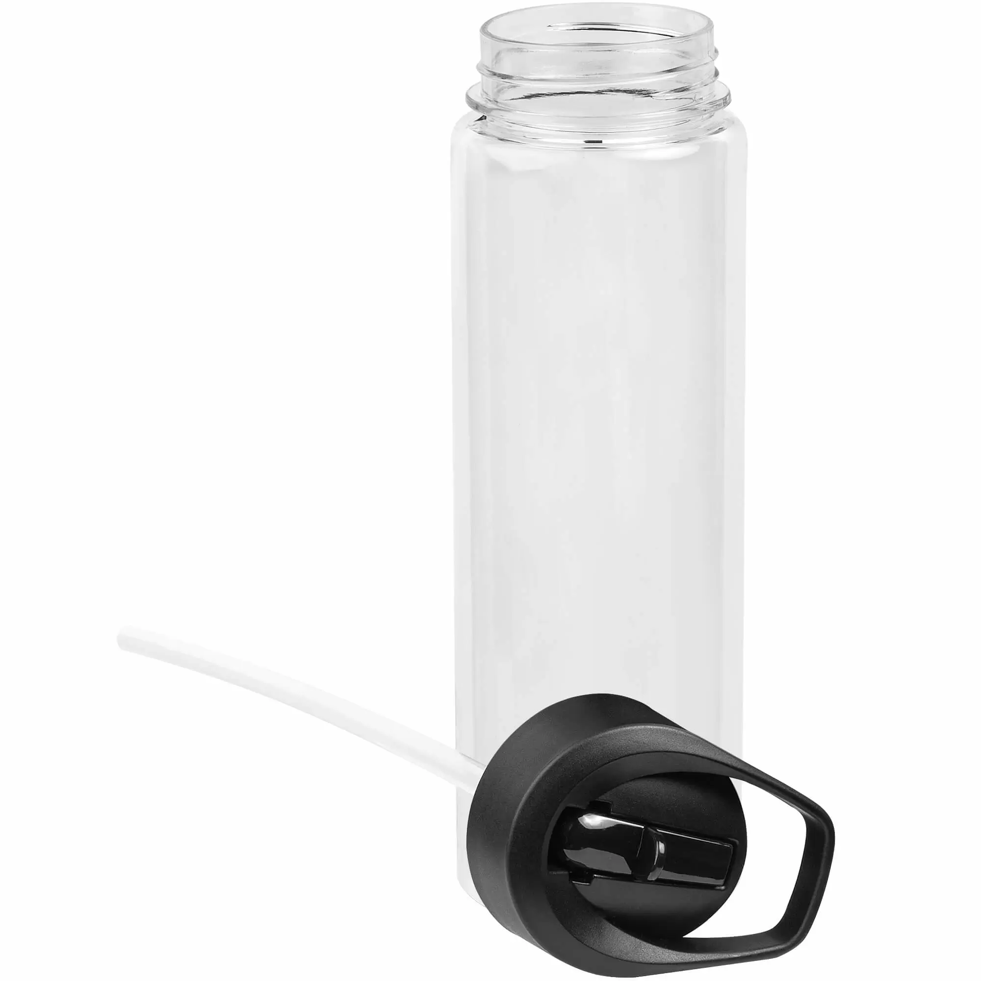 Термокружка Бутылка для воды RIO 700мл. Прозрачная с черным 6075-20-08
