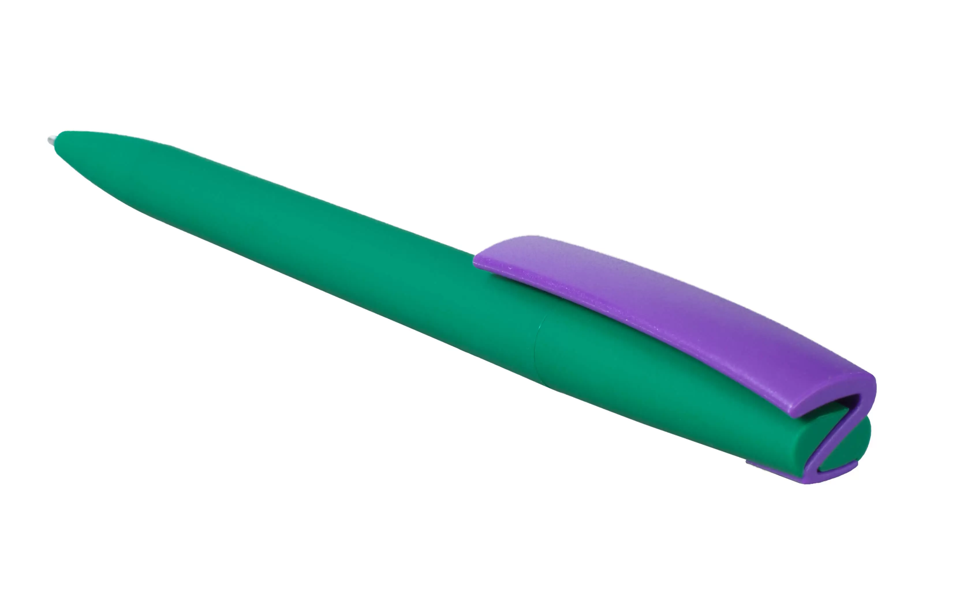 Ручка ZETA SOFT MIX Зеленая с фиолетовым 1024-02-11