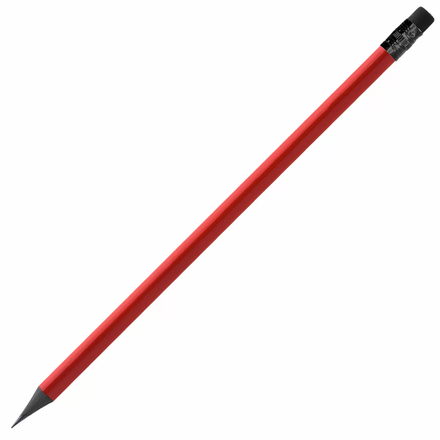 Карандаш простой BLACKWOOD с ластиком Красный 3031-03