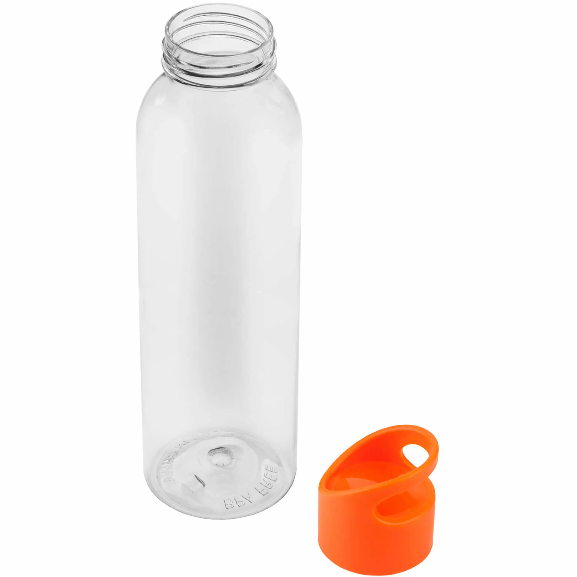 Термокружка Бутылка для воды BINGO 630мл. Прозрачная с оранжевым 6071-20-05