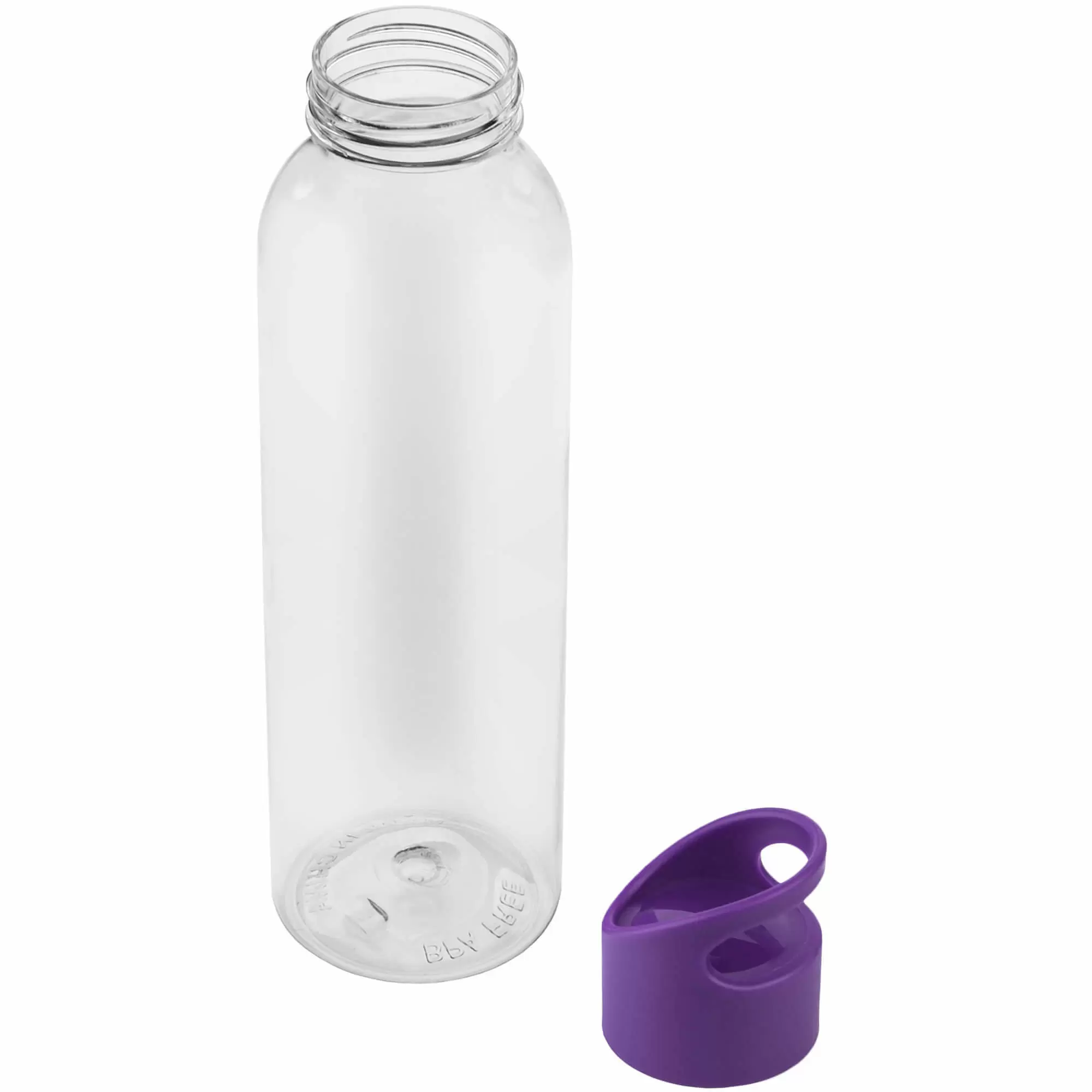 Термокружка Бутылка для воды BINGO 630мл. Прозрачная с фиолетовым 6071-20-11
