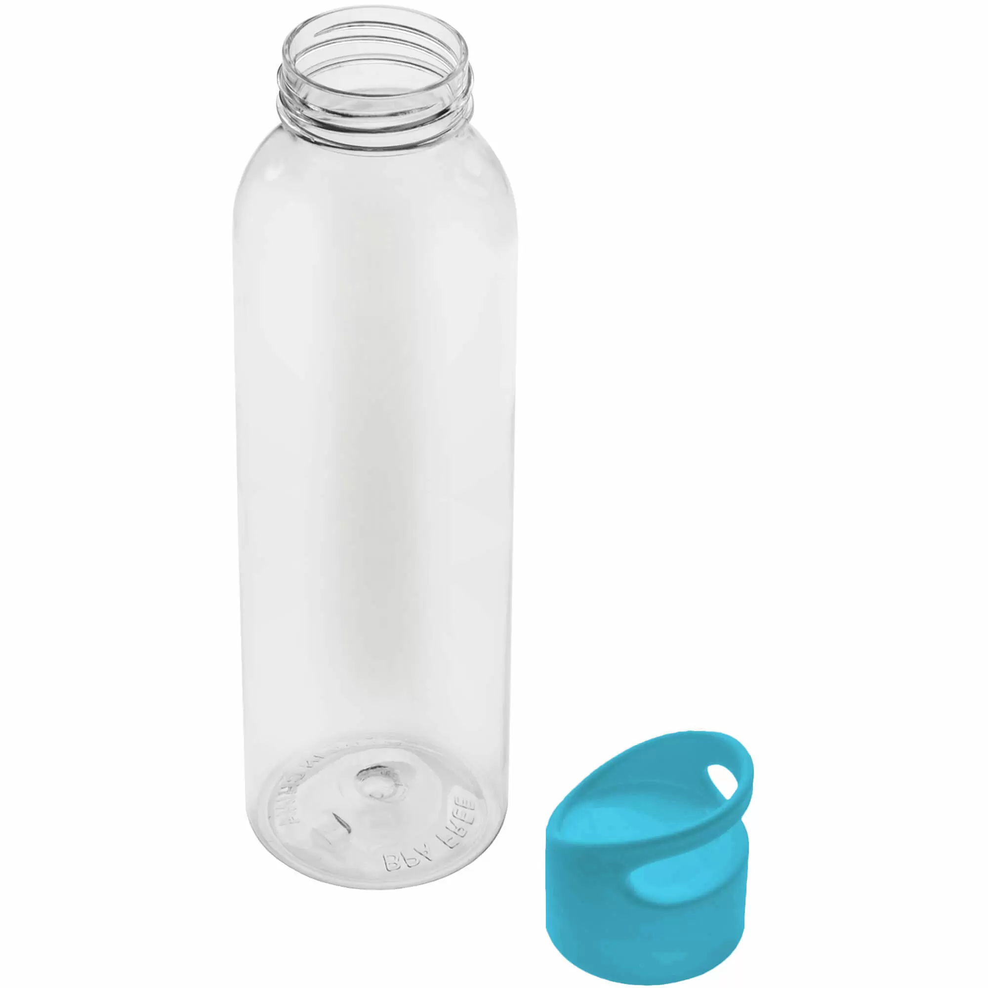 Термокружка Бутылка для воды BINGO 630мл. Прозрачная с голубым 6071-07-12