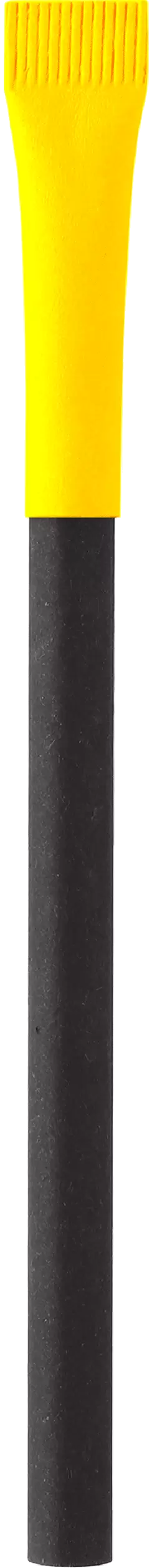 Ручка KRAFT MIX Черная с желтым 3011-08-04