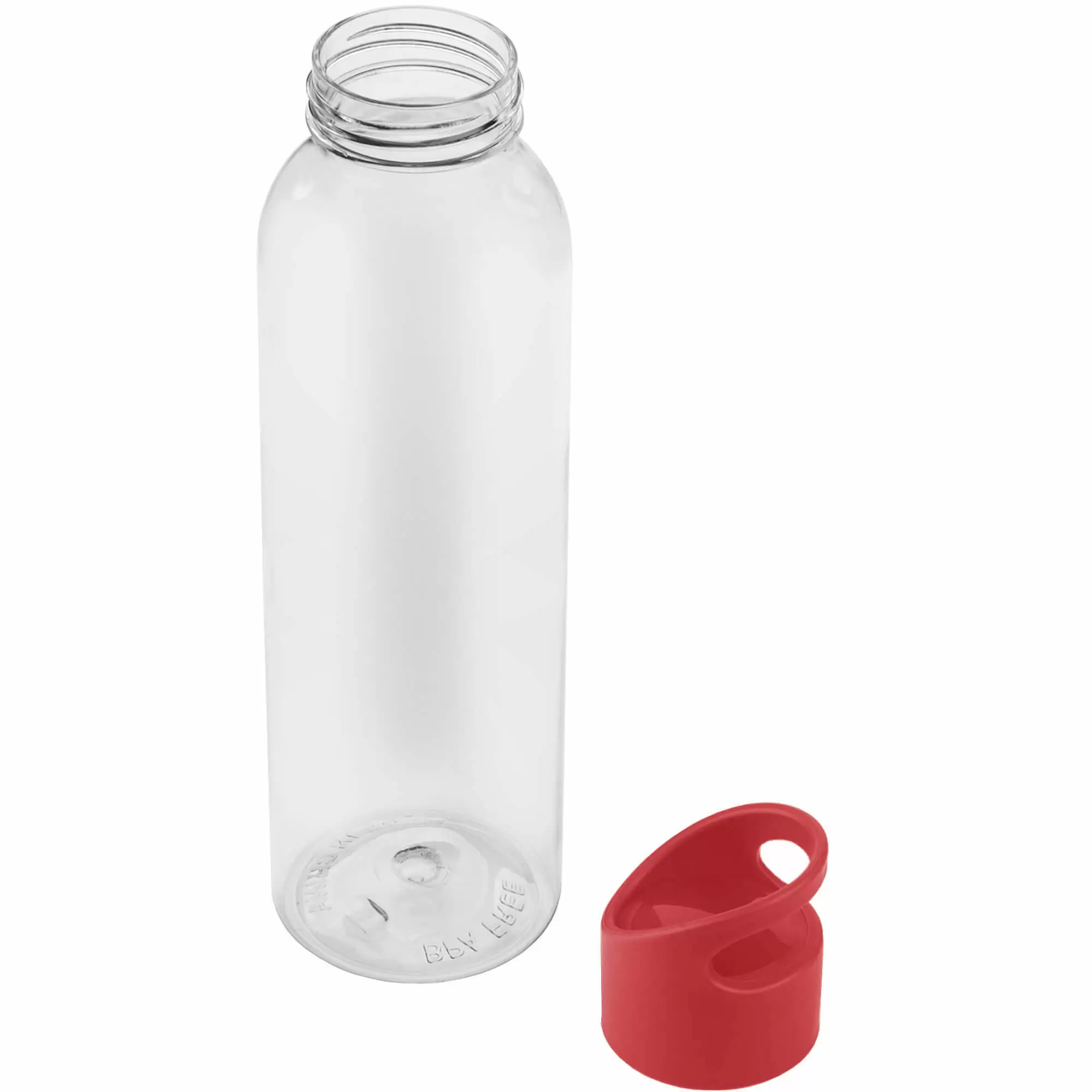 Термокружка Бутылка для воды BINGO 630мл. Прозрачная с красным 6071-20-03