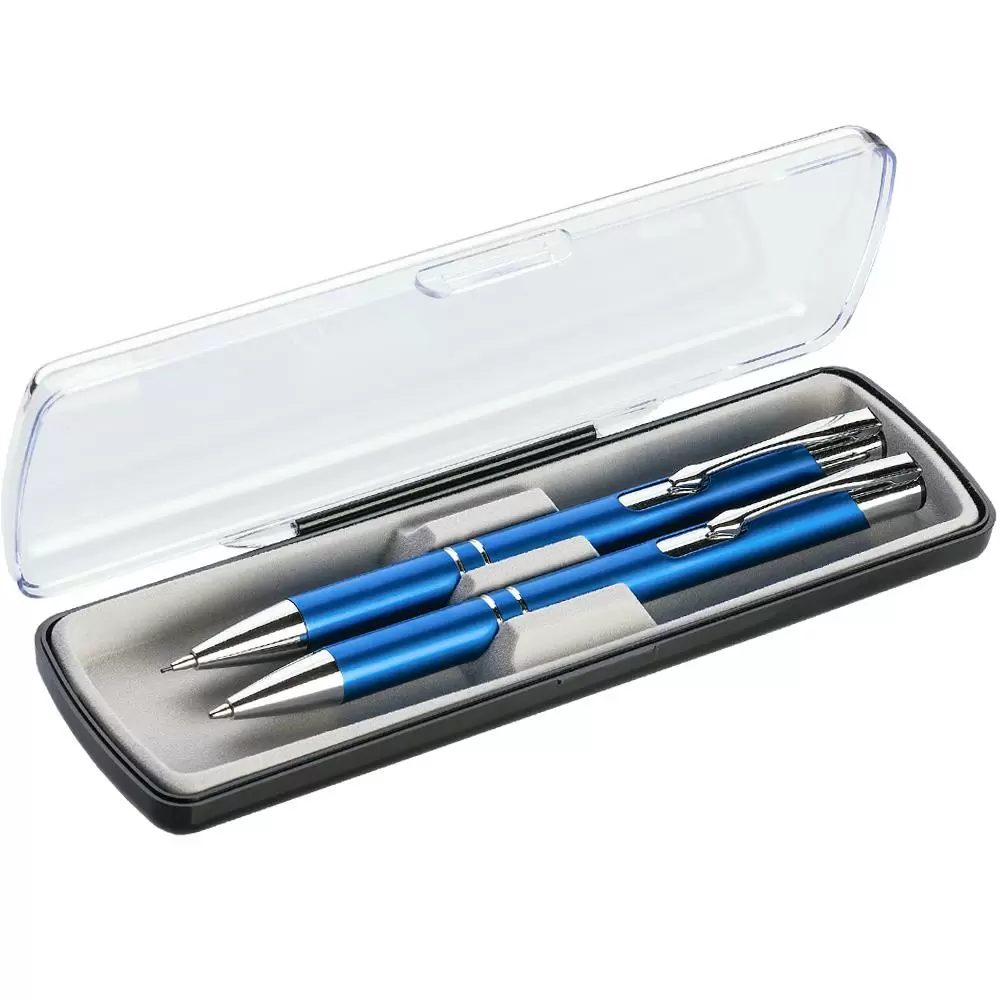 Набор KOSKO SET, ручка и карандаш в футляре SAMMIT Синий 2110-01