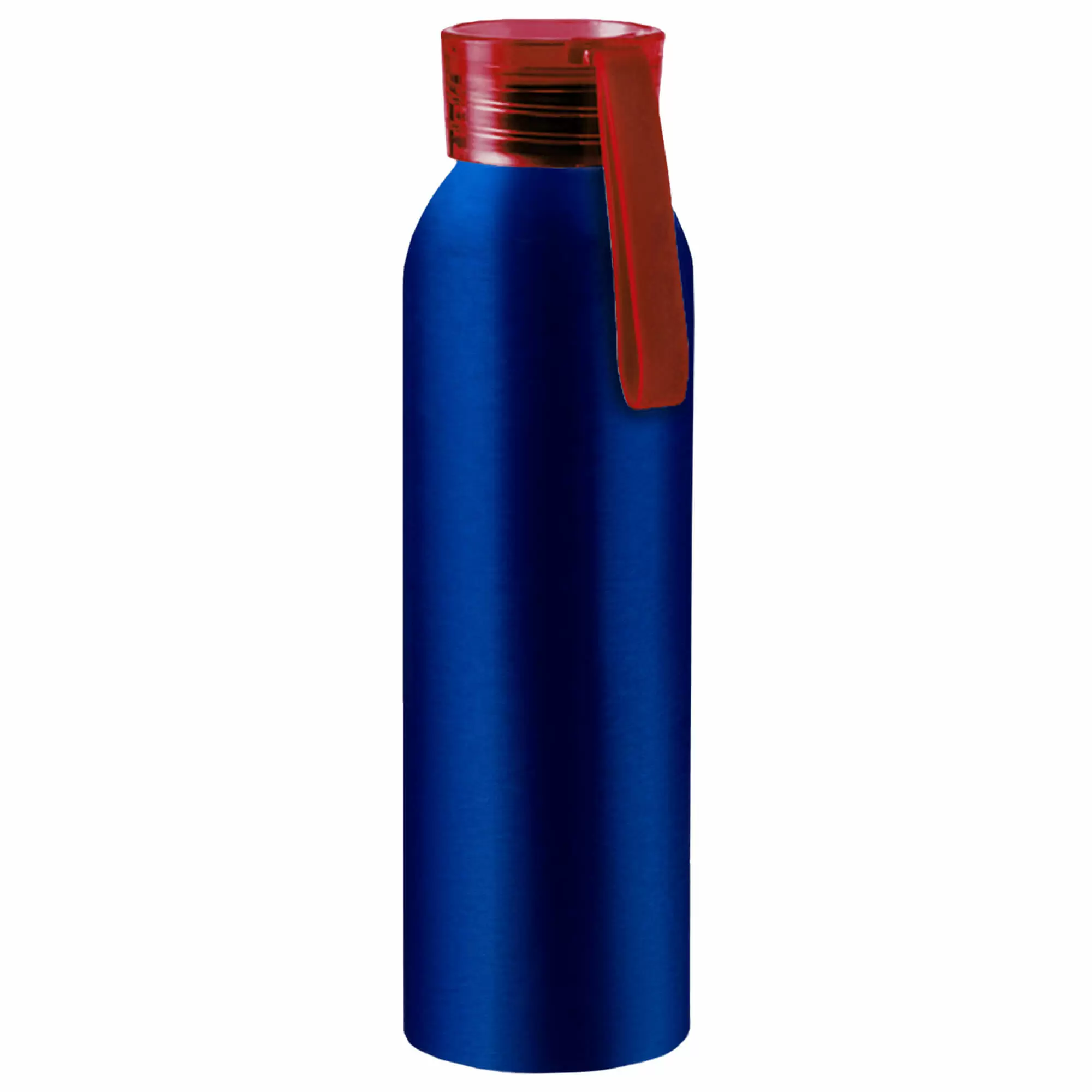 Термокружка Бутылка для воды VIKING BLUE 650мл. Синяя с красной крышкой 6140-03
