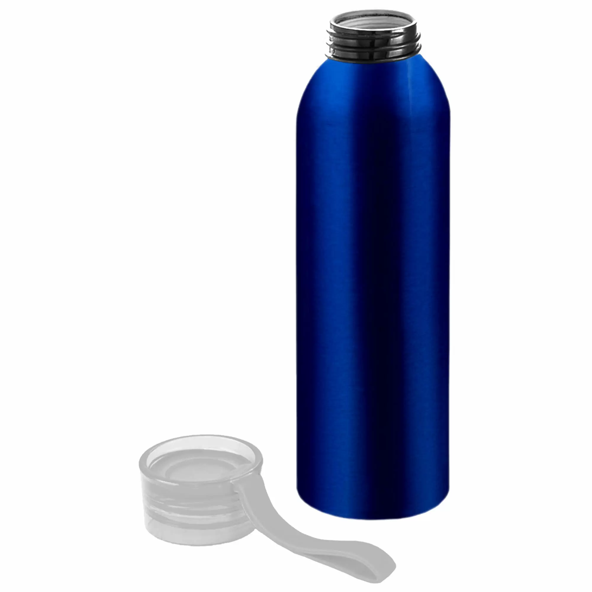 Термокружка Бутылка для воды VIKING BLUE 650мл. Синяя с белой крышкой 6140-07